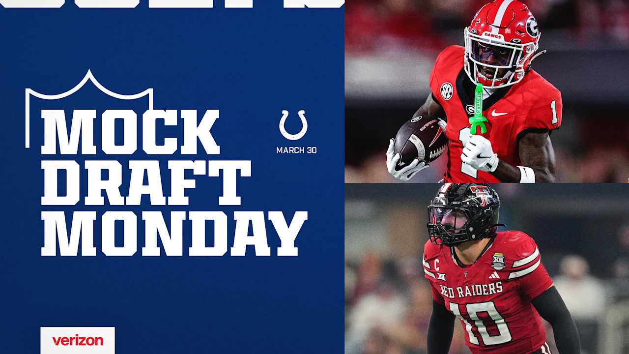 Colts 2026 Mock Draft Monday: College Pro Days continue to bring NFL Draft into focus. Tap to see the picks.