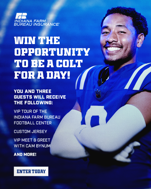 Win the opportunity to be a Colt for a day! Tap to enter now.