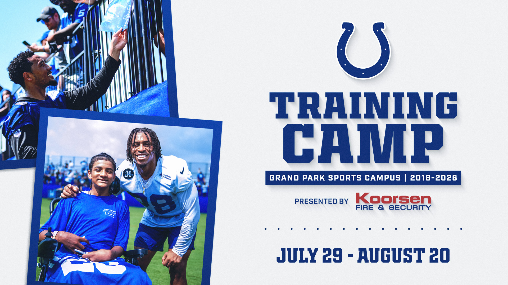 Training Camp is back! Join us from July 29 until August 20 for a summer full of football, family activities, and more! Tap to learn more.