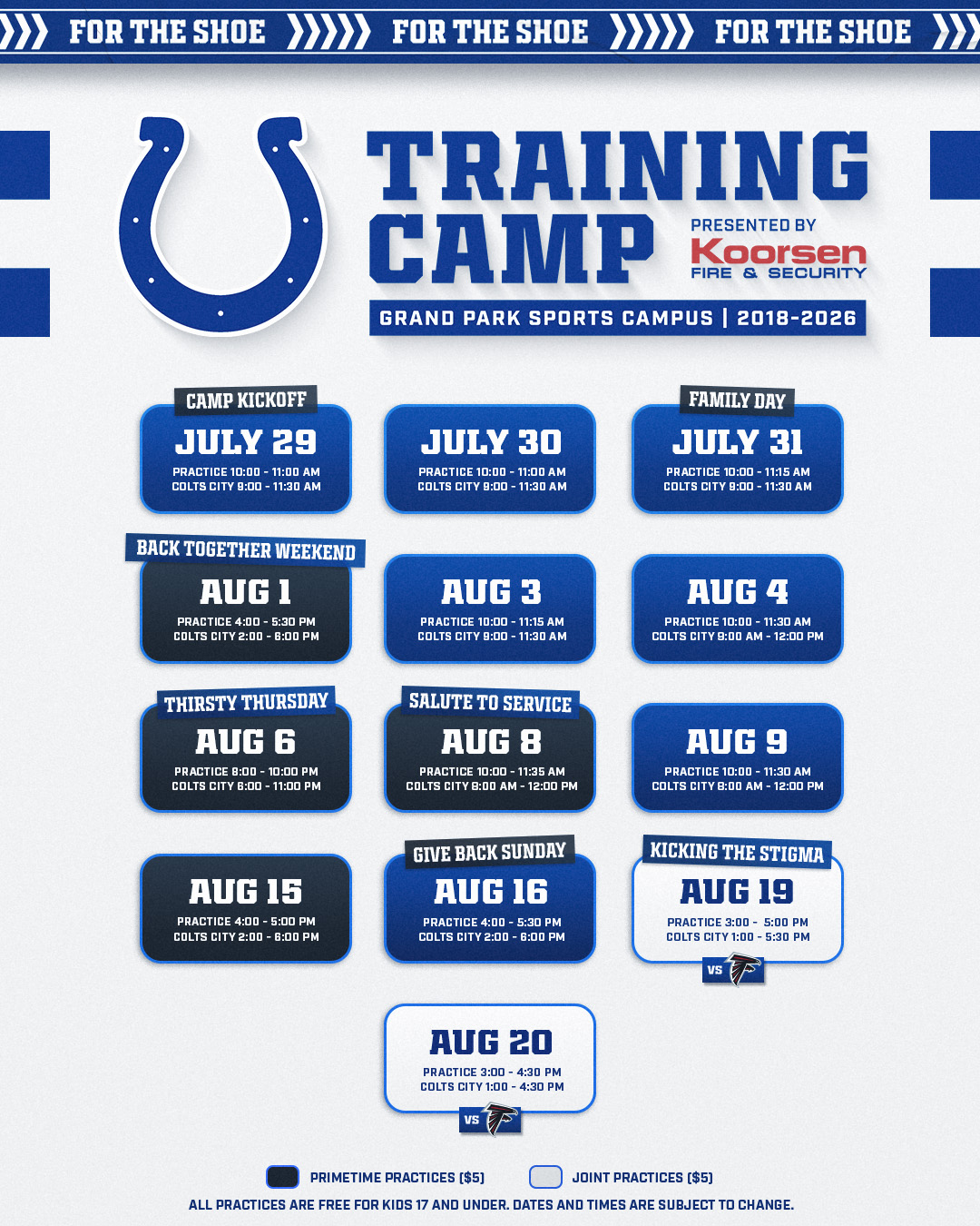 Tap to find tickets for Training Camp!