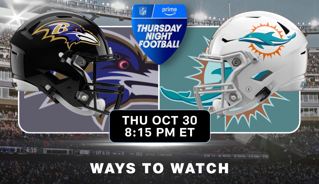 Your Featured Matchup, Thursday Night Football, October 30, 8:15pm ET