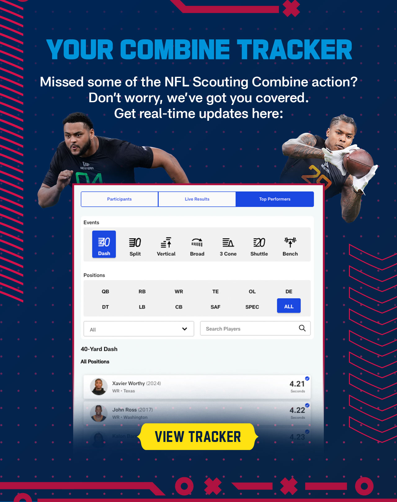 Your Combine Tracker.