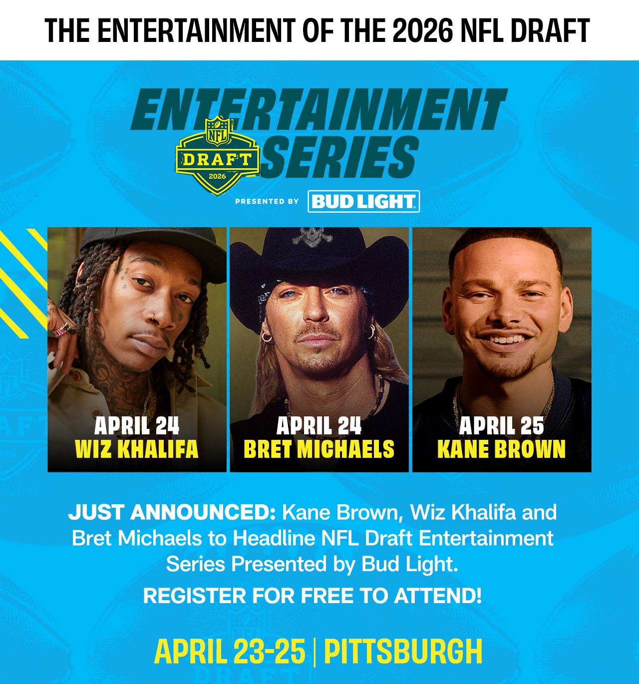 The Attractions Of The 2026 NFL Draft.