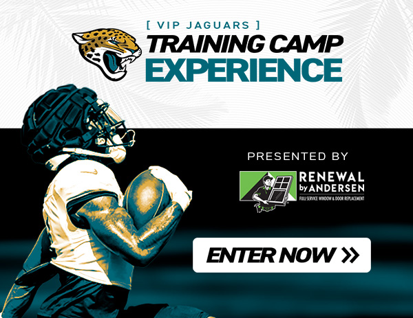 VIP Jaguars Training Camp Experience. Enter Now.