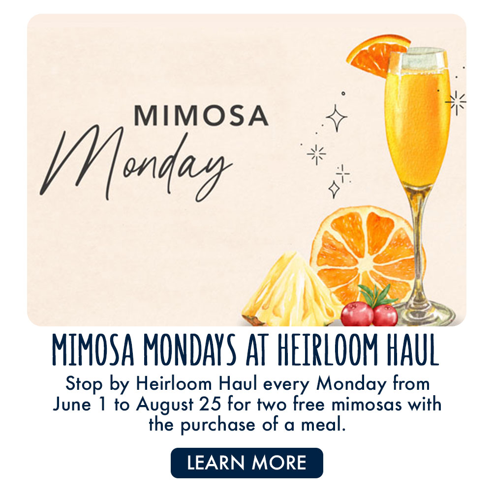 Mimosa Monday at Heirloom Haul