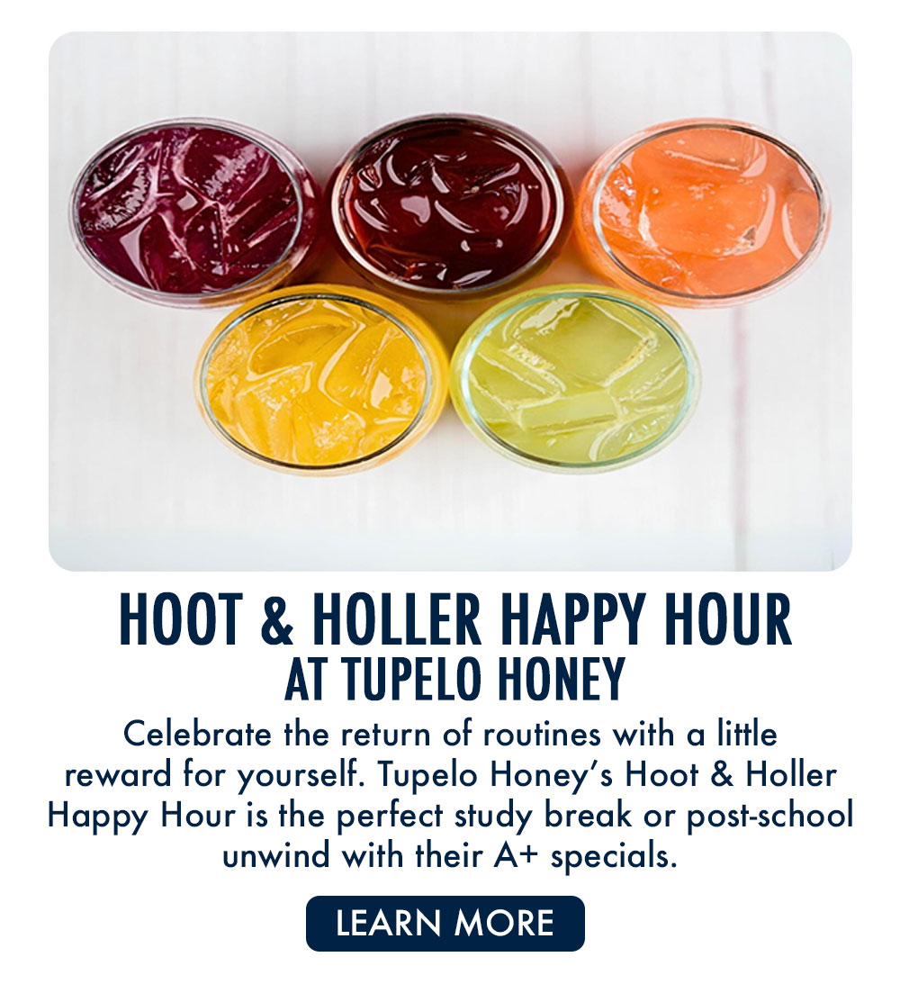 Hoot & Holler Happy Hour at Tupelo Honey