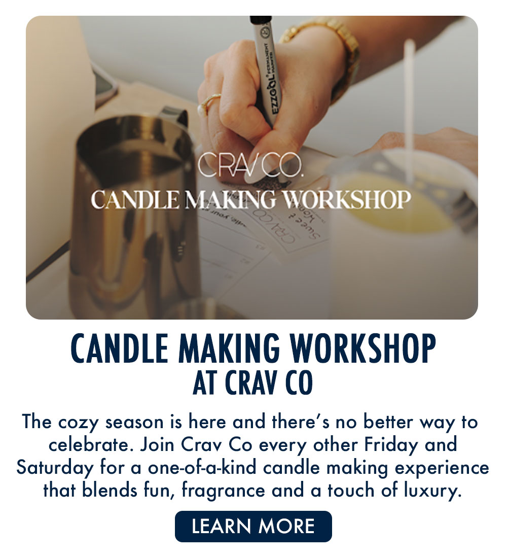 Candle Making Workshops at Crav Co