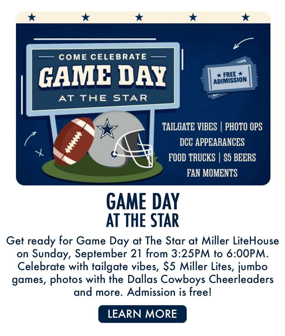 Game Day at The Star