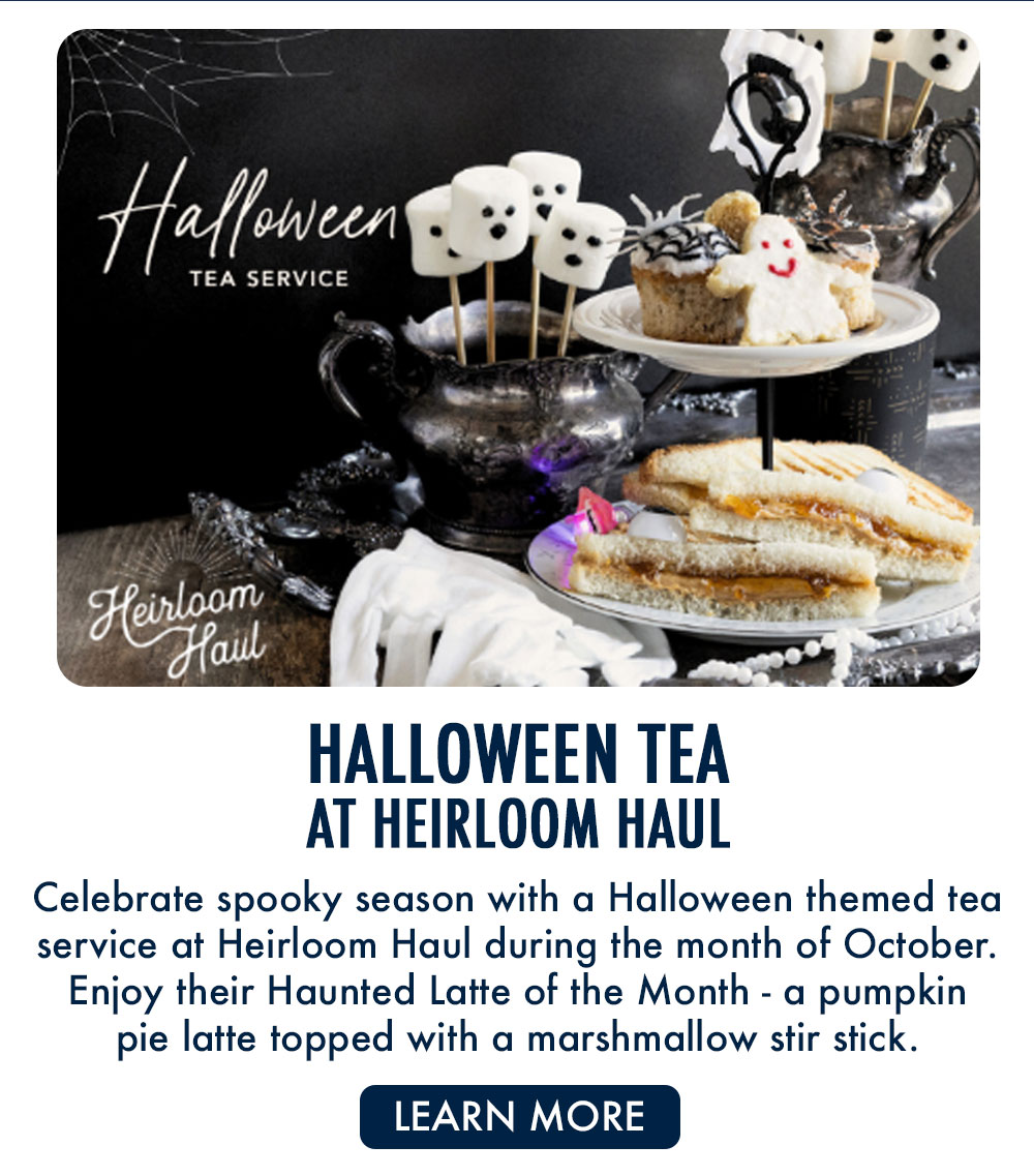 Halloween Tea Service at Heirloom Haul