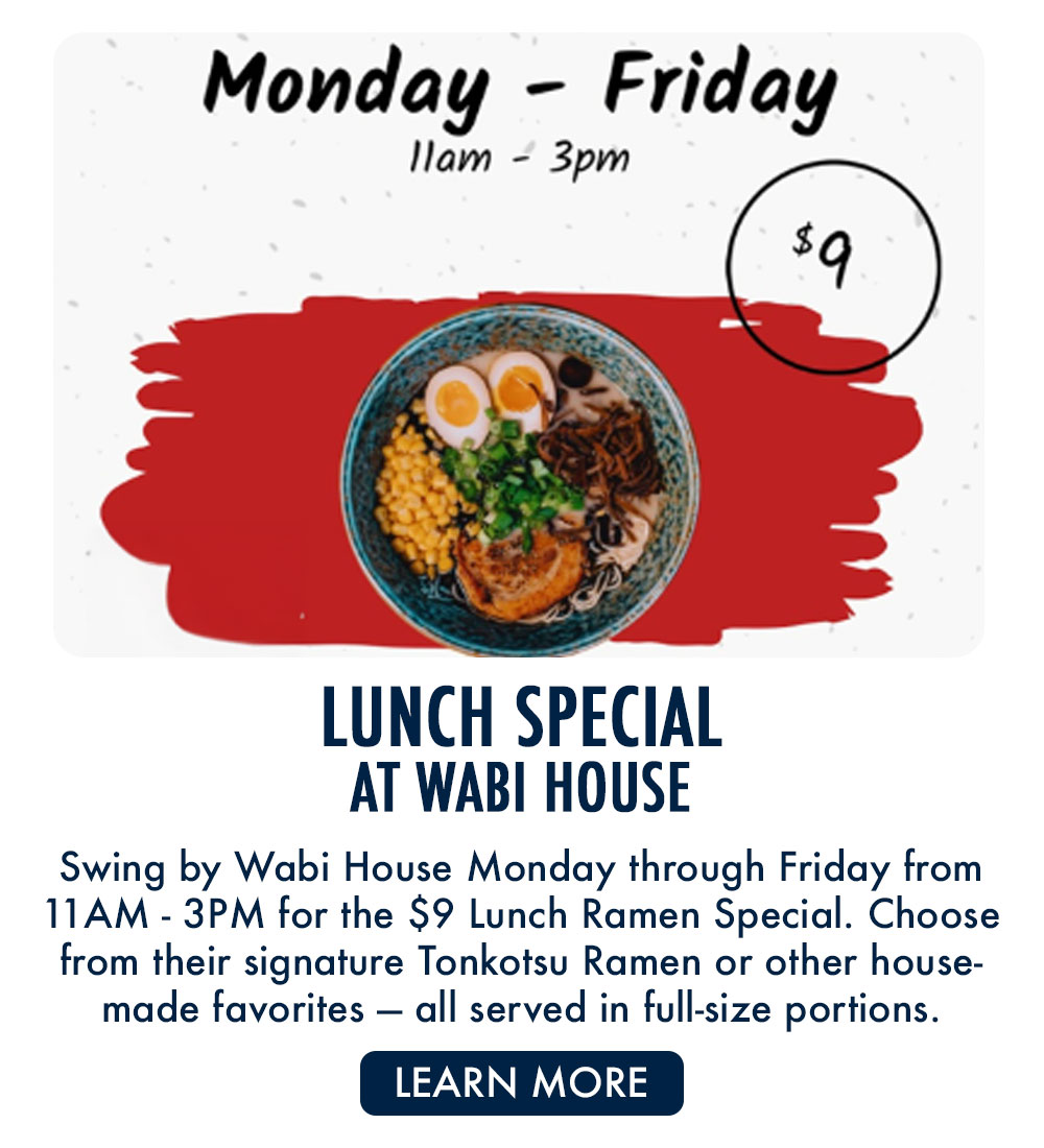 Lunch Special at Wabi House