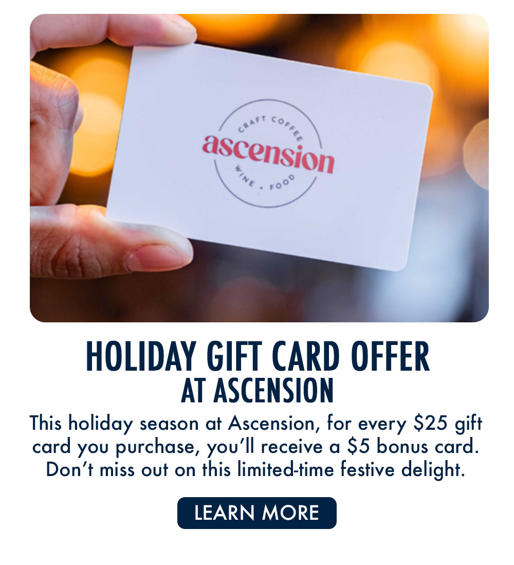 Ascension Holiday Gift Card Offer