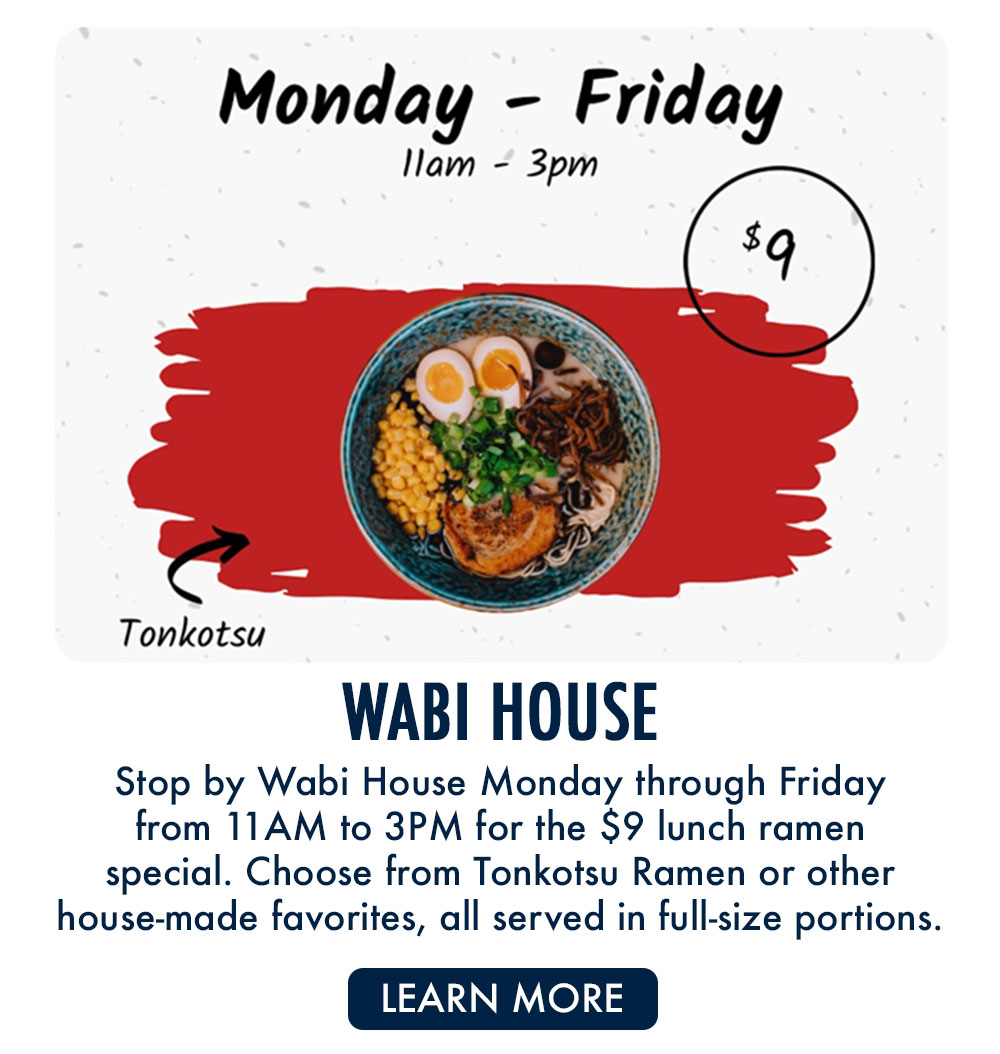 Wabi House $9 Lunch Special