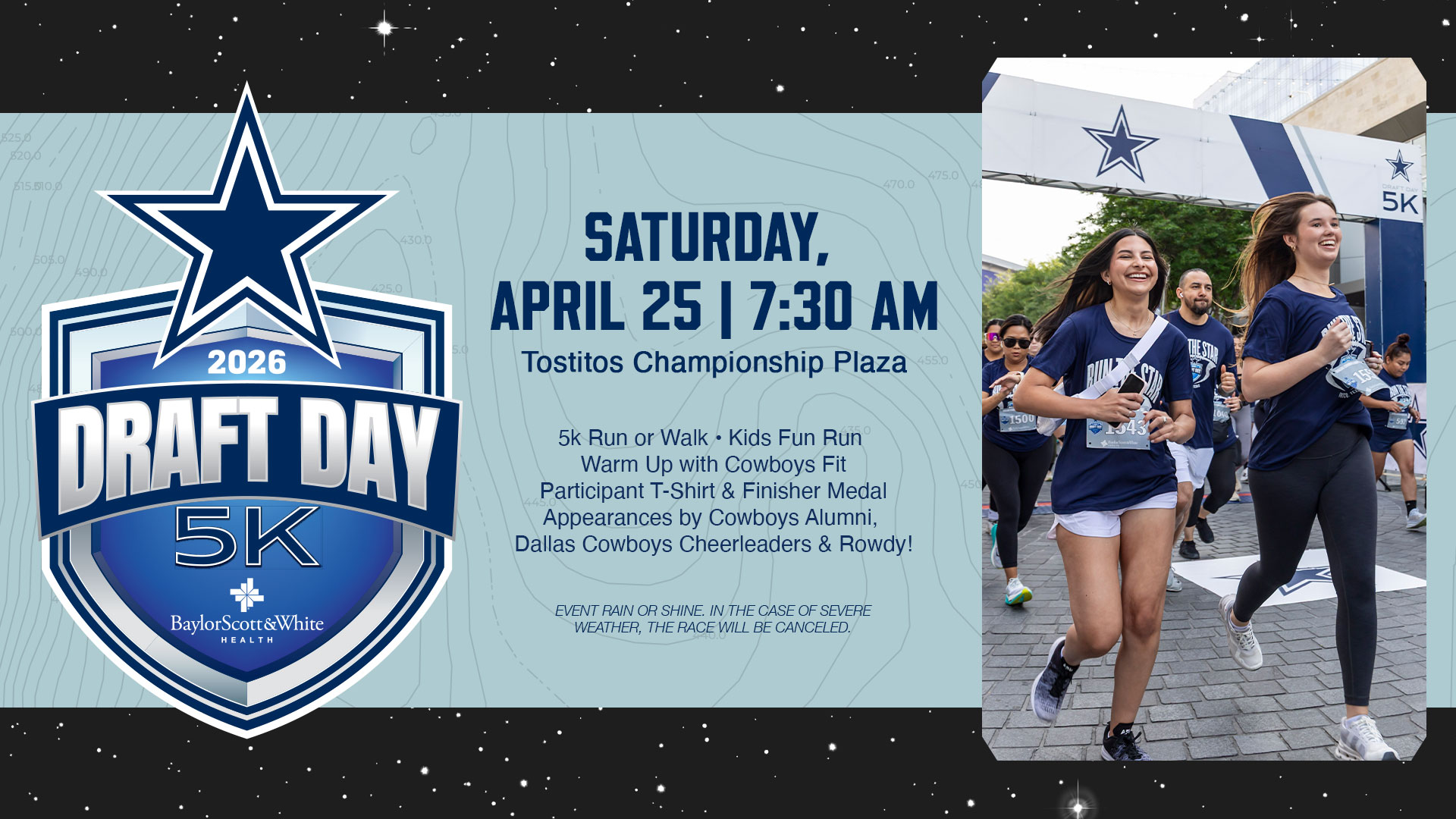 Draft Day 5K presented by Baylor Scott & White Health on April 25