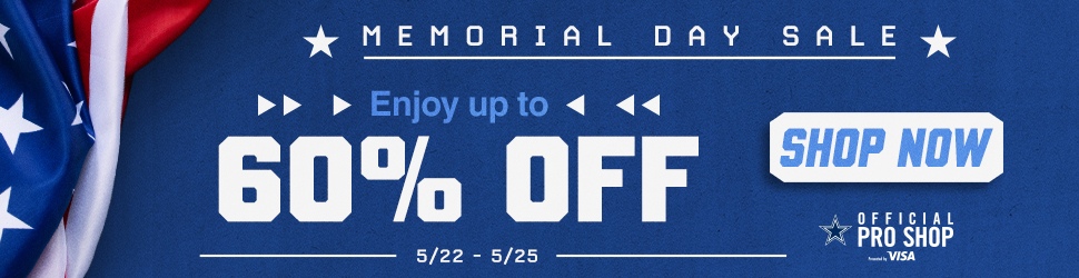 Memorial Day Sale | Enjoy up to 60% Off May 22 through May 25 at the Official Pro Shop