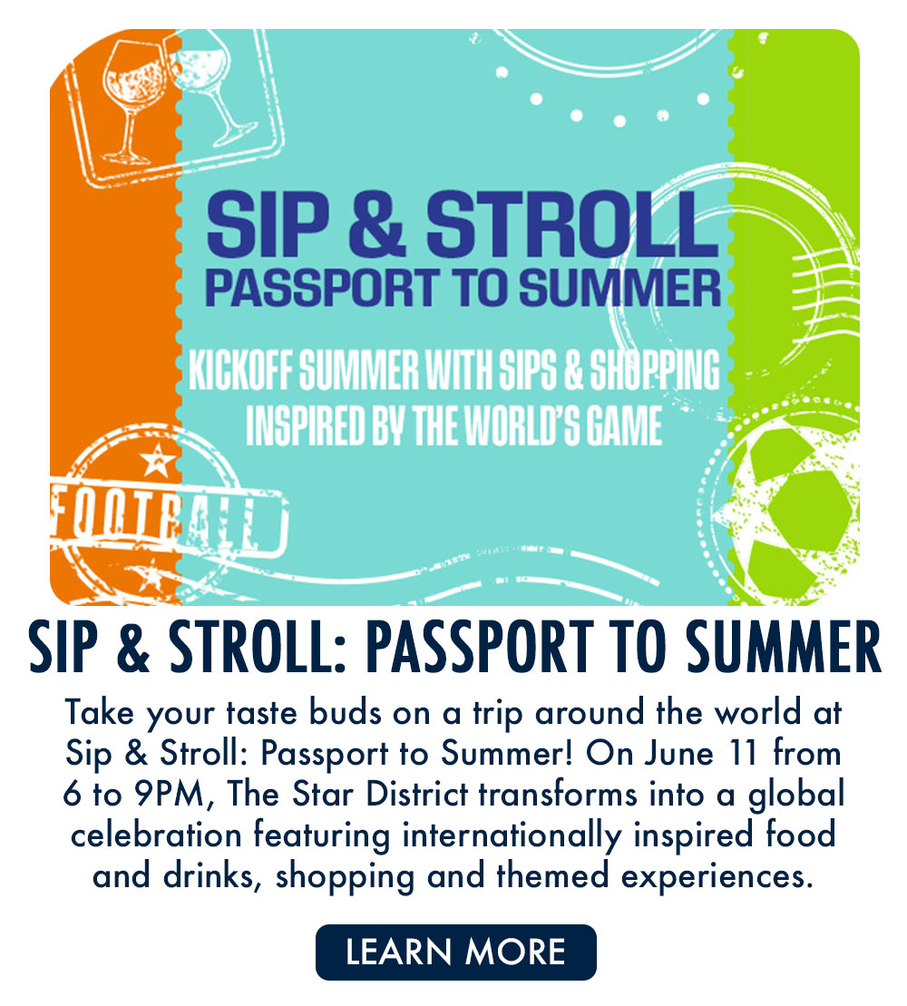 Sip & Stroll: Passport to Summer | June 11 from 6 to 9PM