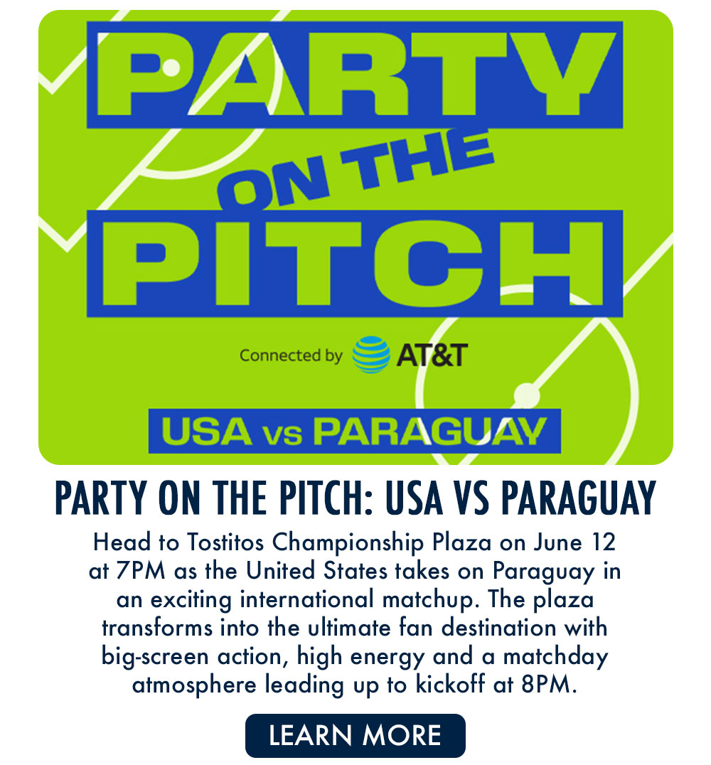 Party on the Pitch | USA vs Paraguay | June 12 at 7PM