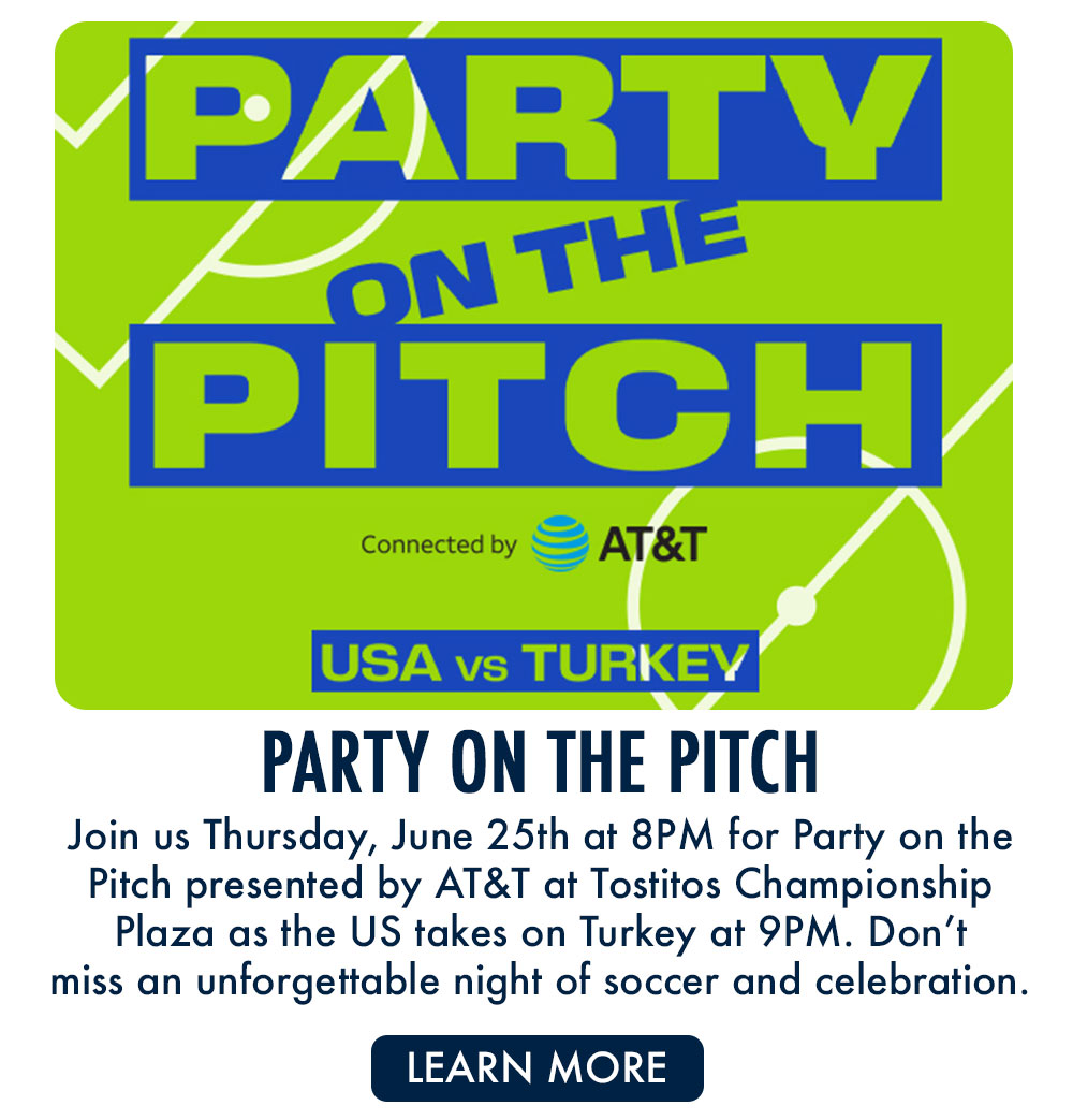 Party on the Pitch | USA vs Turkey | June 25 at 8PM