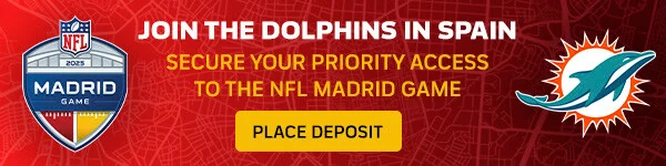 Join The Dolphins In Spain Secure Your Priority Access To The NFL Madrid Game