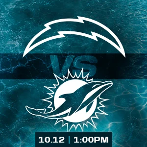 Chargers vs Dolphins | 10.12 | 1:00 PM