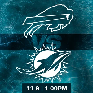 Bills vs Dolphins | 11.9 | 1:00 PM