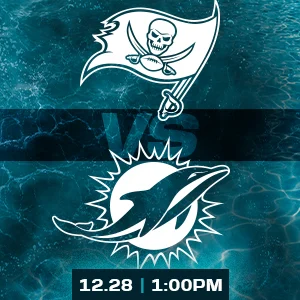 Buccaneers vs Dolphins | 12.28 | 1:00 PM