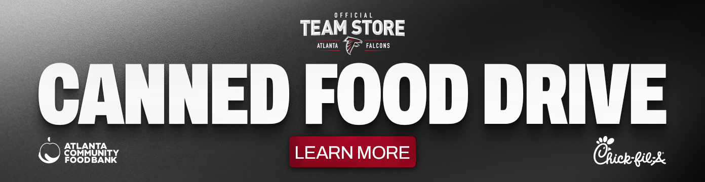 Atlanta Falcons Team Store Canned Food Drive