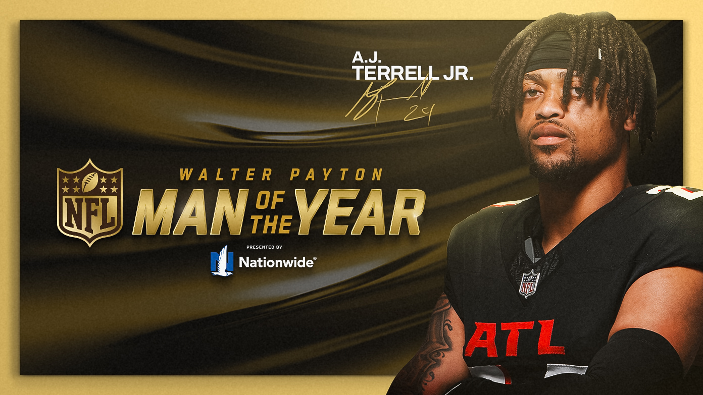 A.J. Terrell named Atlanta Falcons' Club Winner for 2025 Walter Payton Man of the Year