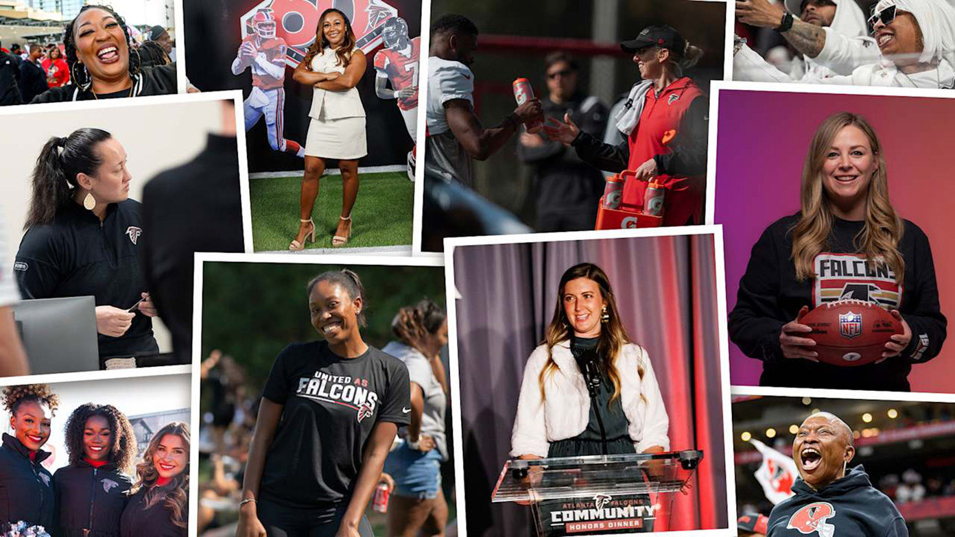 For Women's History Month, the Falcons are spotlighting a handful of women who make the organization run