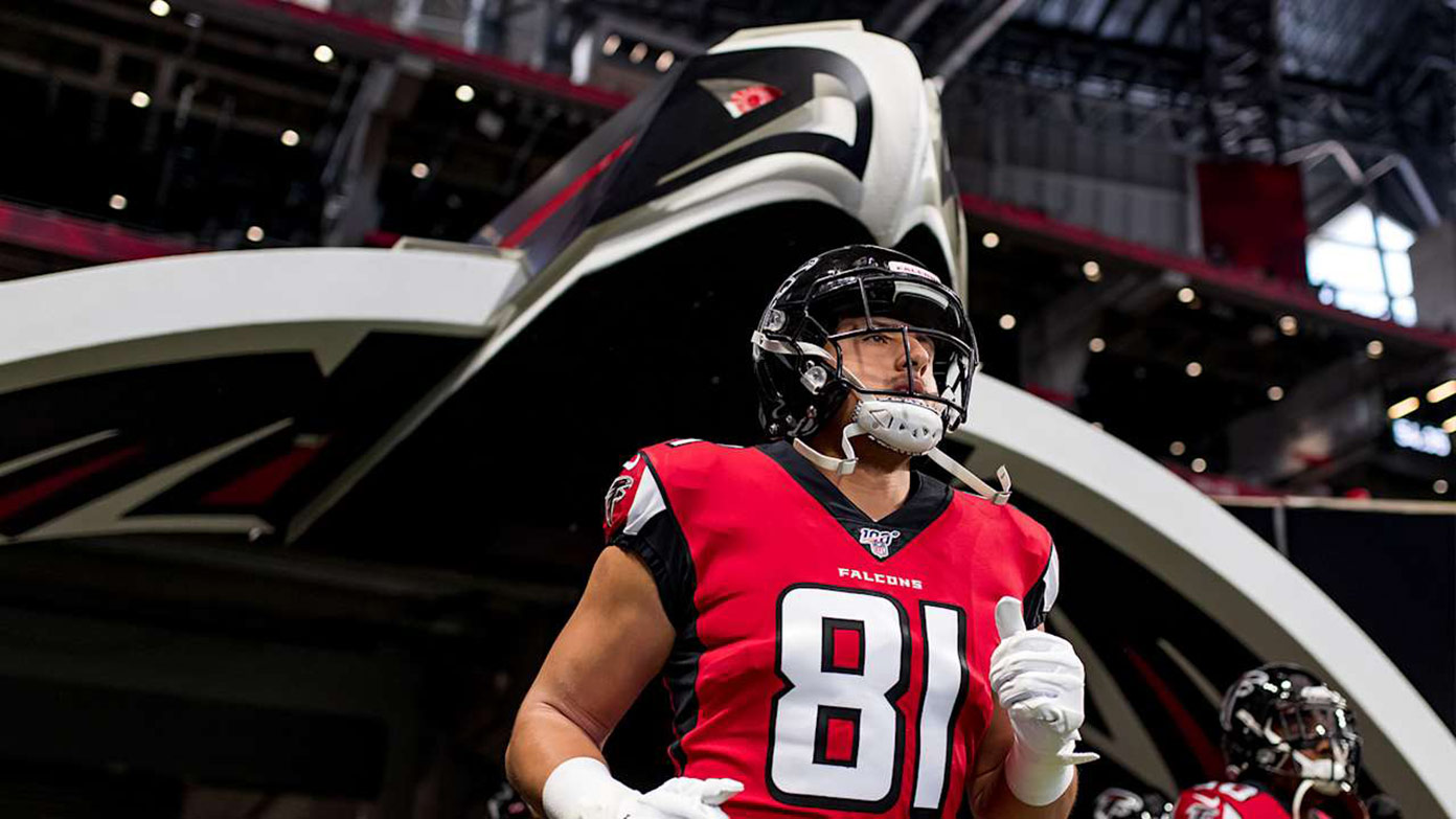 'A Falcon again': Austin Hooper returns to Atlanta, reuniting with Kevin Stefanski, Matt Ryan