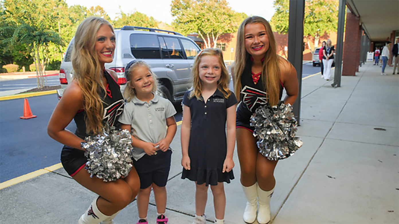 Invite the Atlanta Falcons Cheerleaders to bring the cheer and energy to your next event!