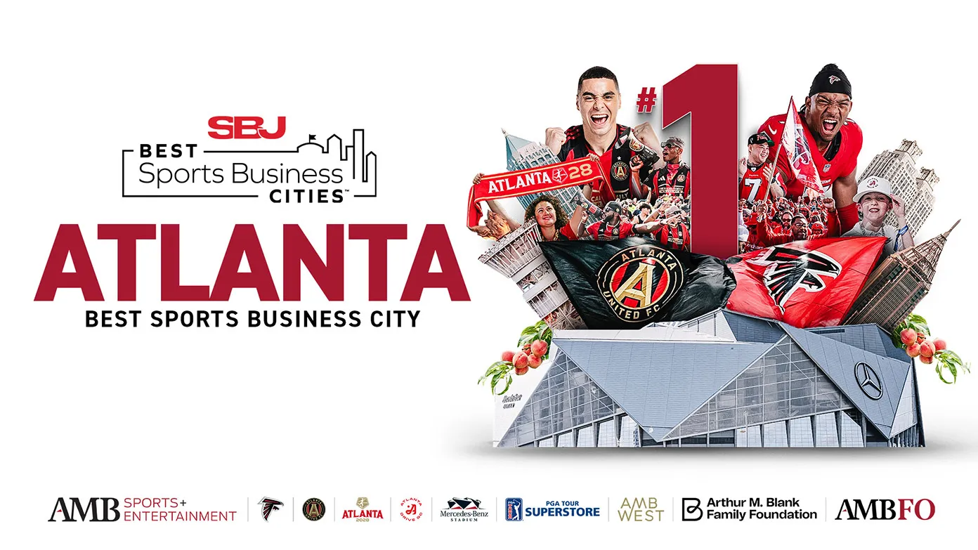 Atlanta named SBJ Best Sports Business City with Mercedes‑Benz Stadium and home team pride