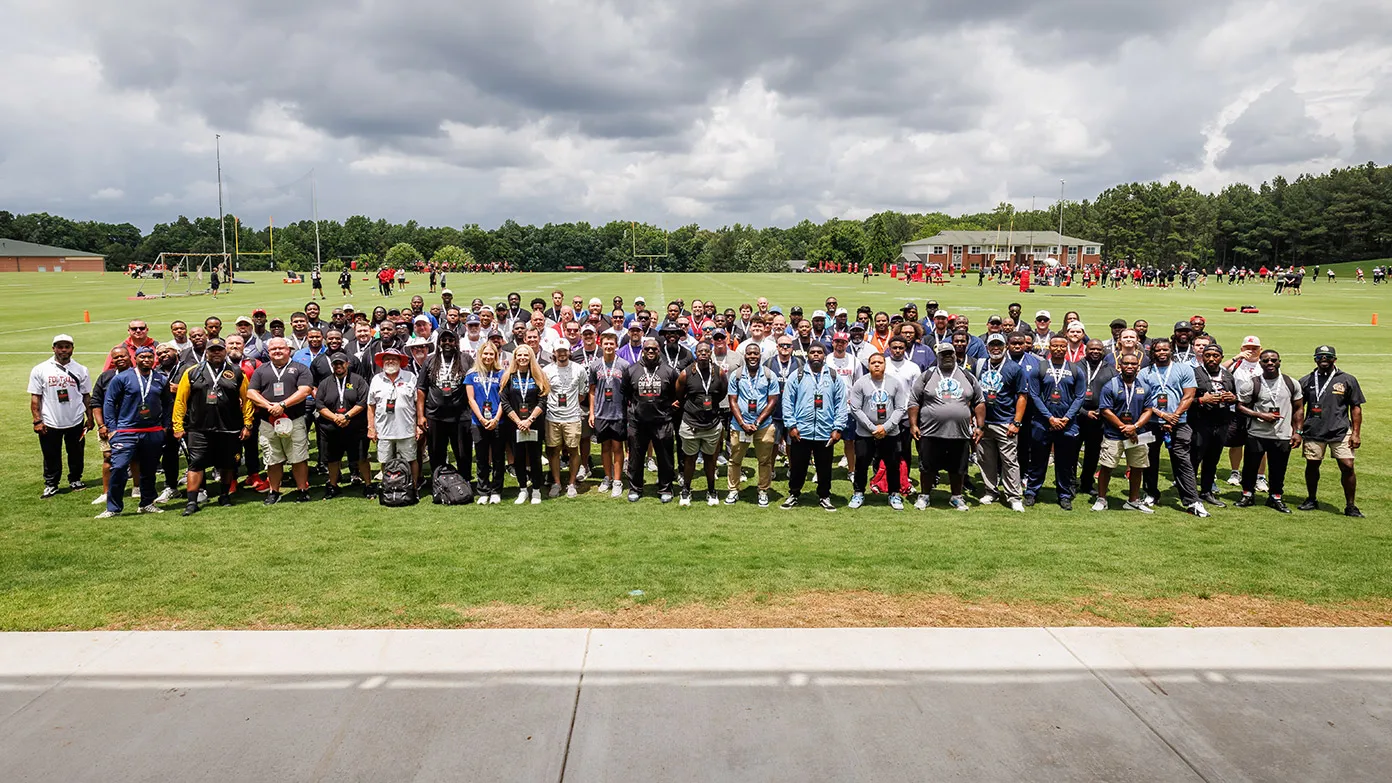 High school coaches at the High School Coaches Clinic