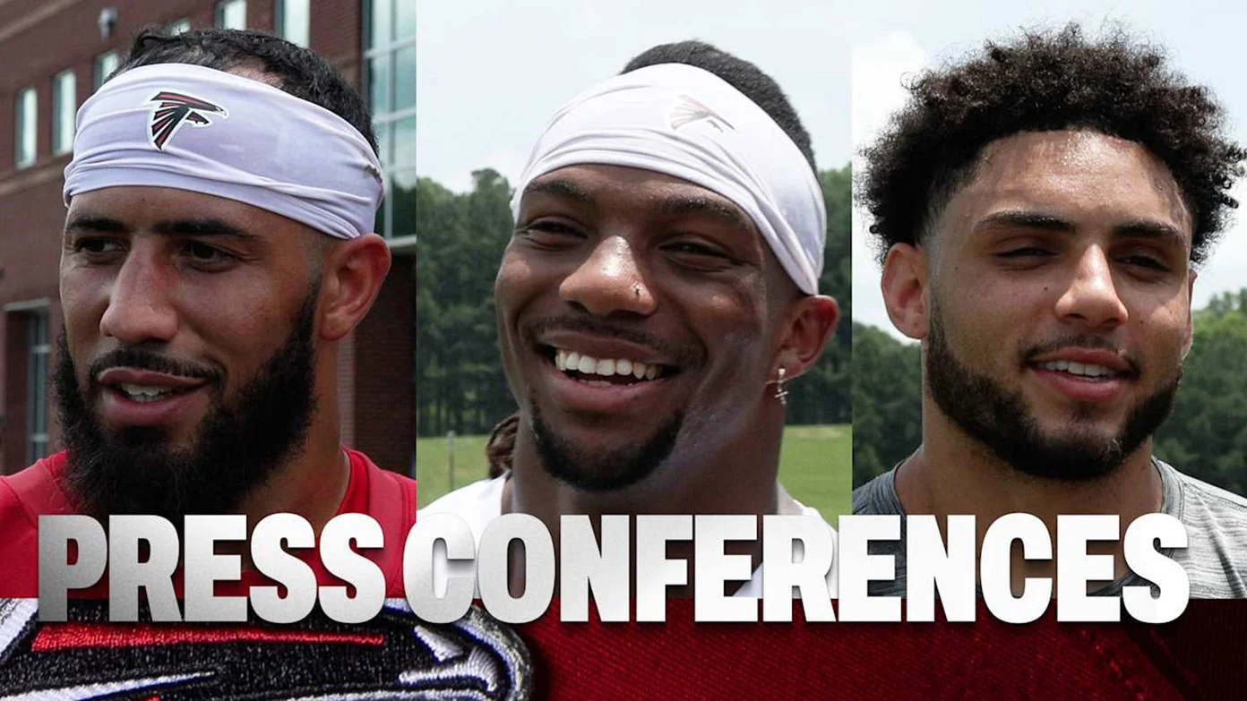 Jessie Bates III, Bijan Robinson and Drake London Press Conferences