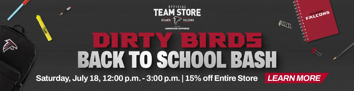 Dirty Birds Back to School Bash | Saturday, July 18, 12:00 p.m. - 3:00 p.m. | 15% off entire store | Learn More