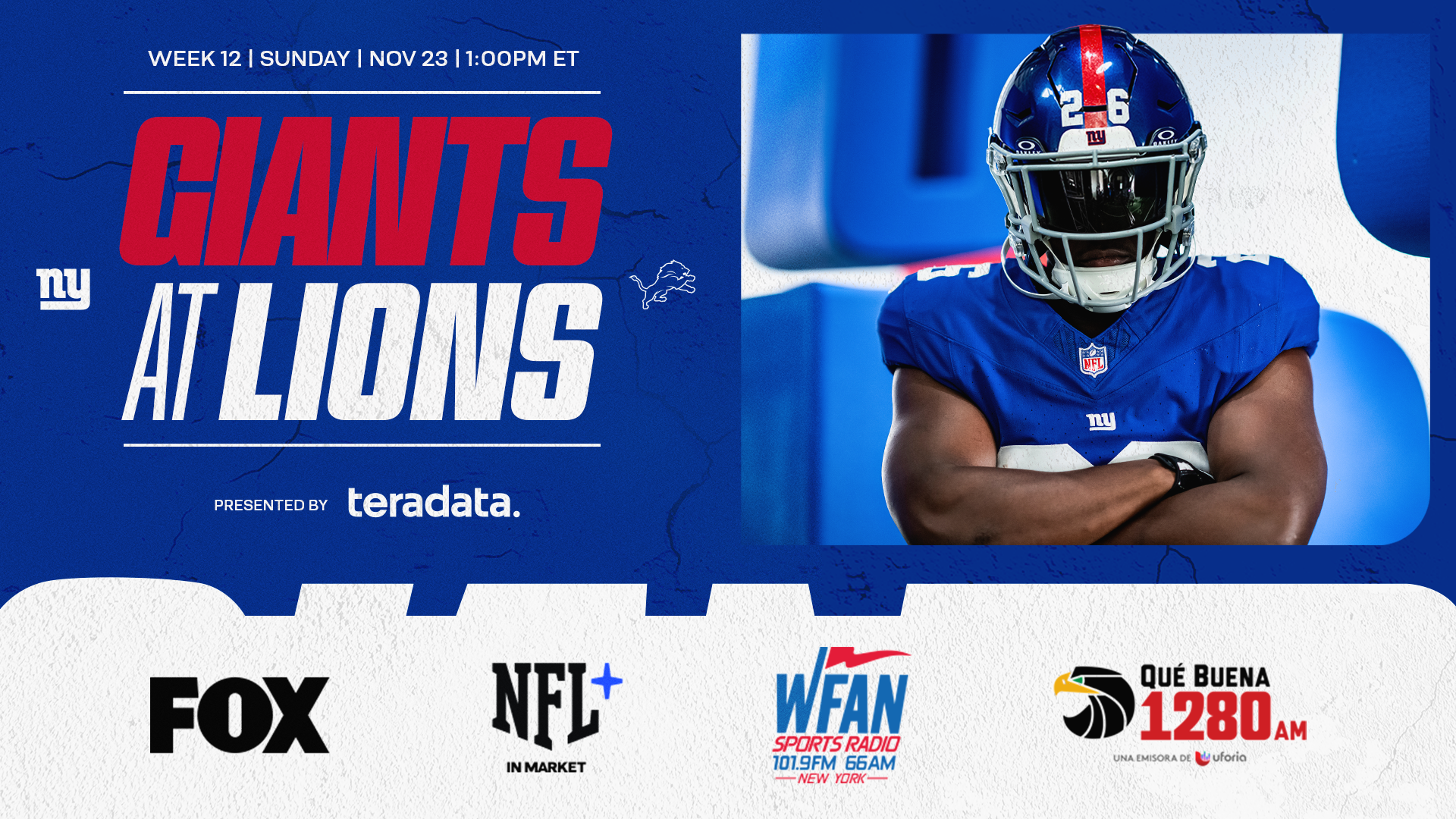 Giants Week 12 Tracker