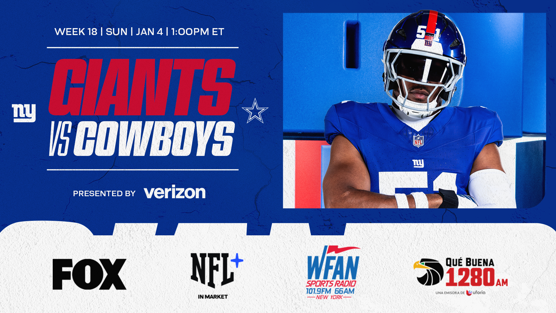 Giants Week 18 Tracker