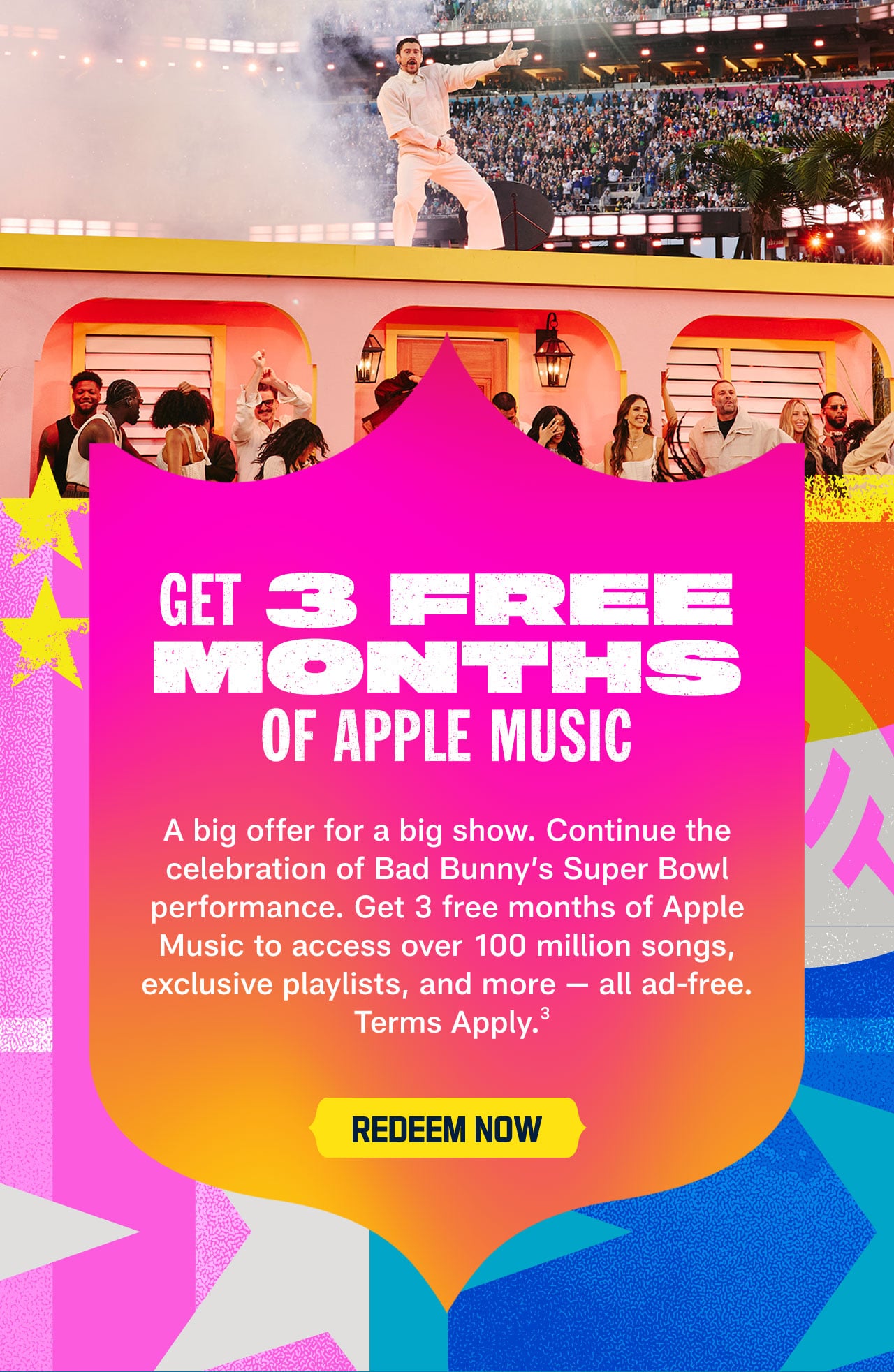 Get 3 Free Months Of Apple Music. Redeem Now.
