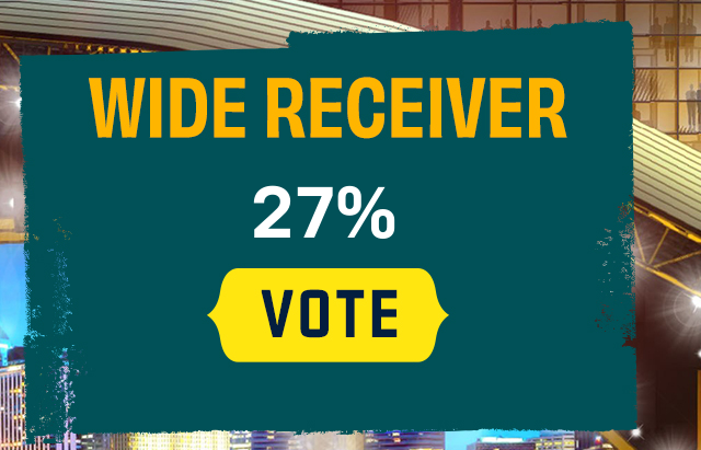 Wide Receiver. Vote.