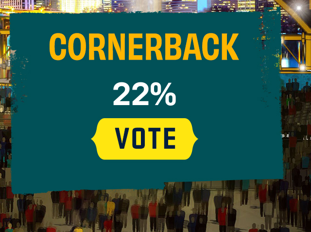 Cornerback. Vote.