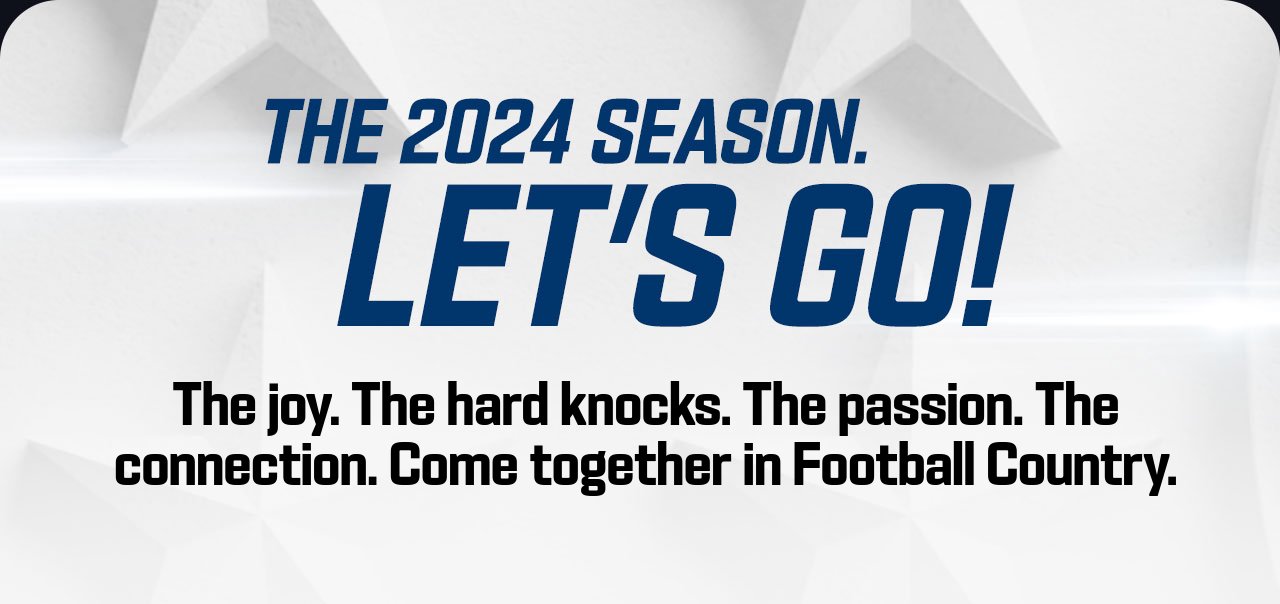 The 2024 Season. Let's Go!