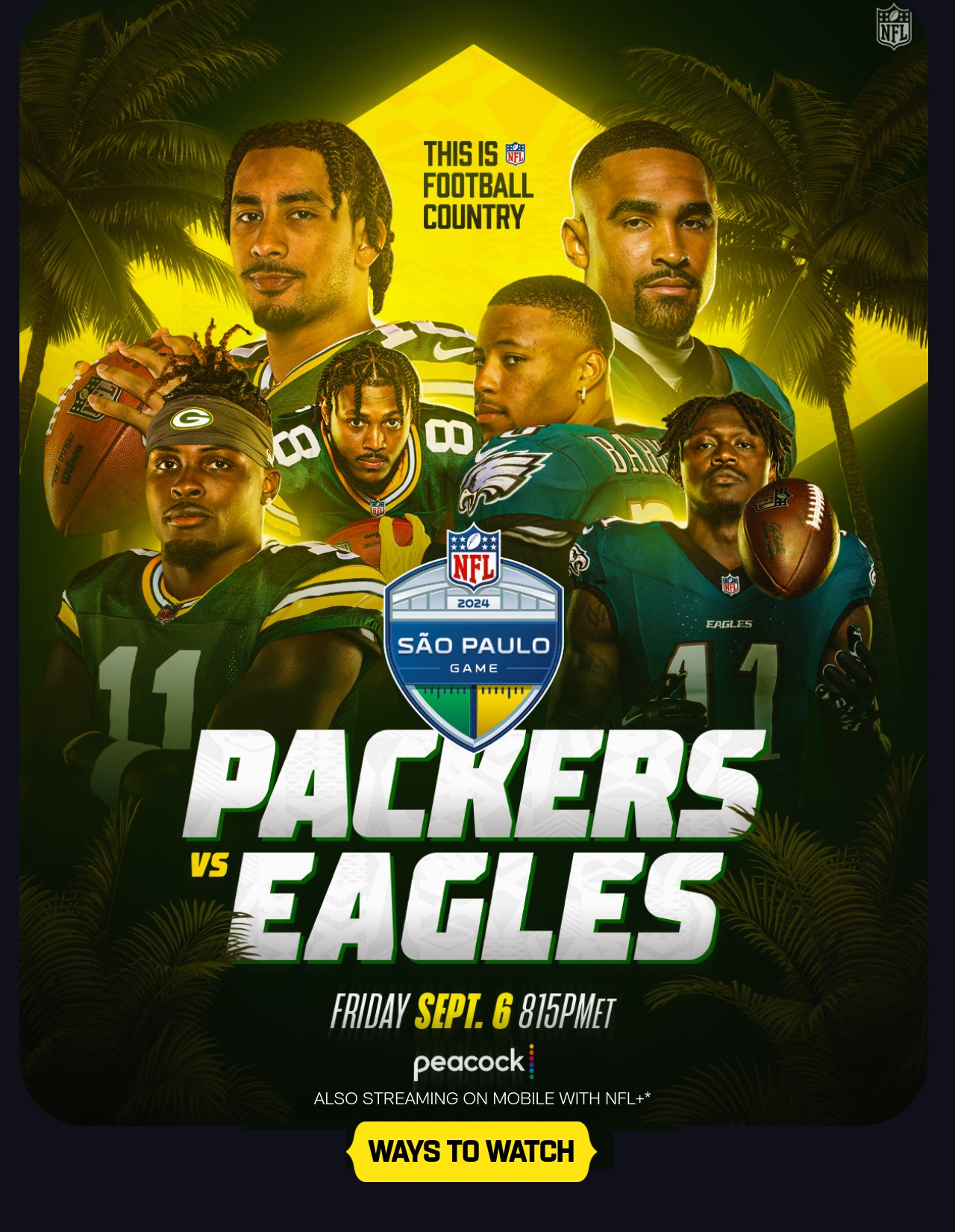 The First-Ever NFL Game In Brazil Is Here