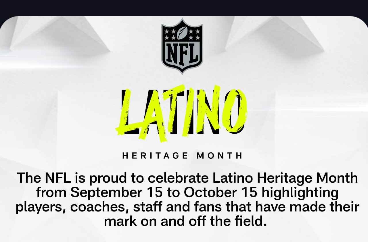NFL Latino Heritage Month