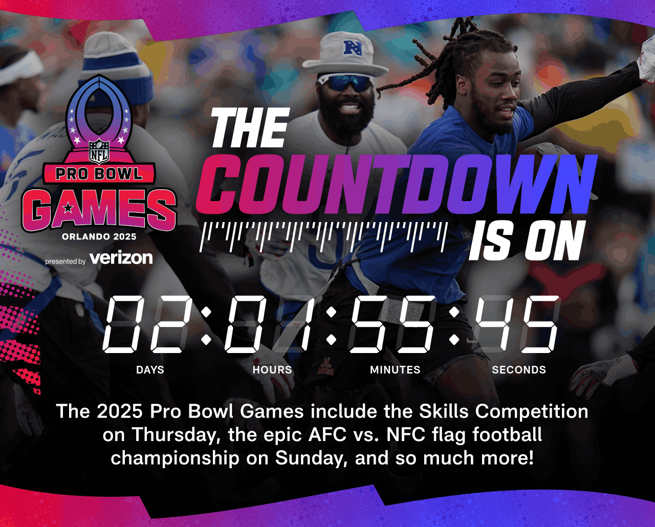 The 2025 Pro Bowl Games Countdown Is On