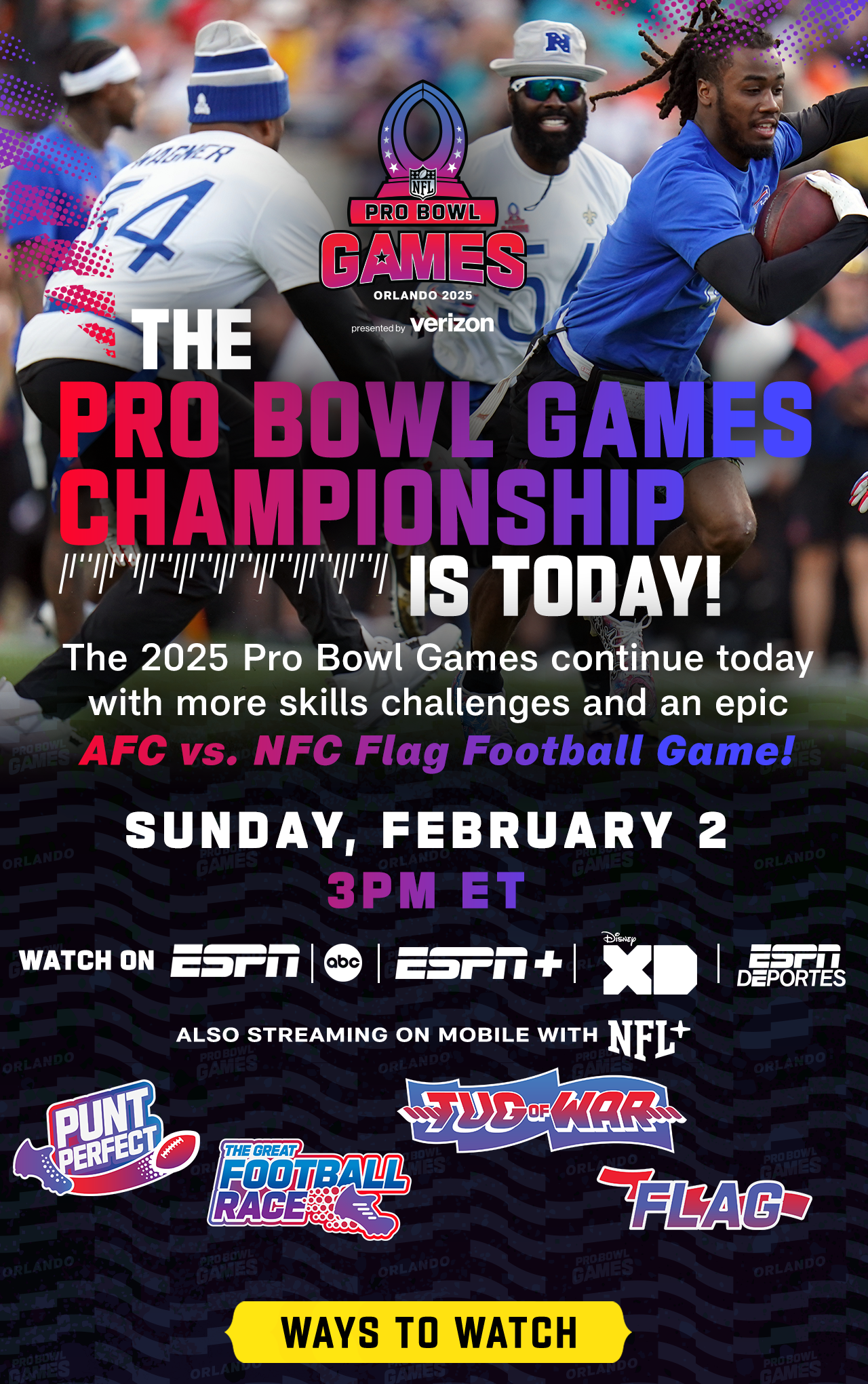 The Pro Bowl Games Championship Is Today! - Ways To Watch