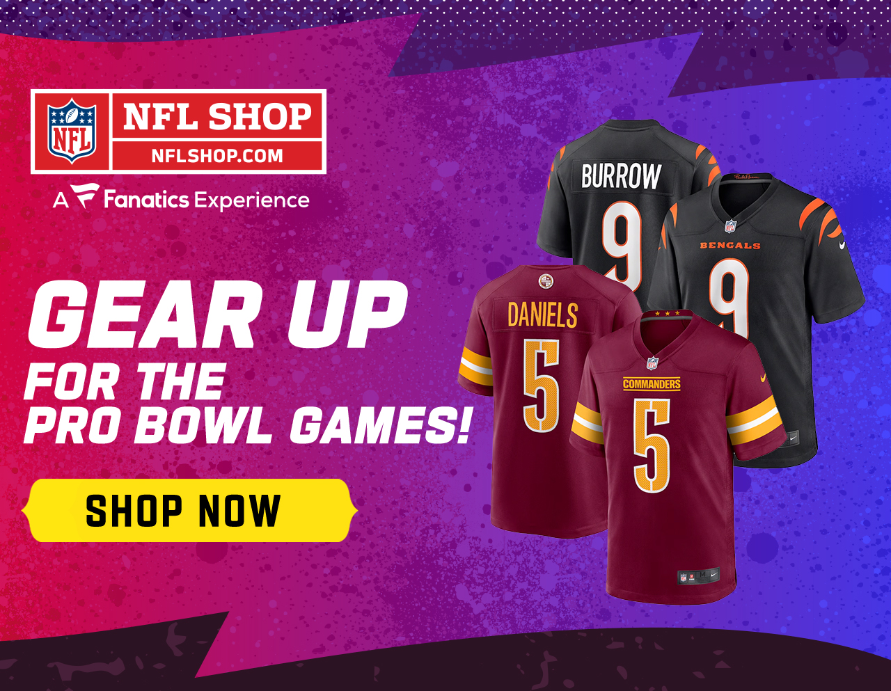 Gear Up For The Pro Bowl Games! - Shop Now
