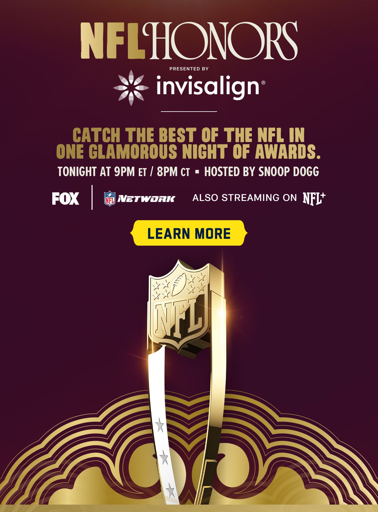 NFL Honors Presented By Invisalign - Ways To Watch