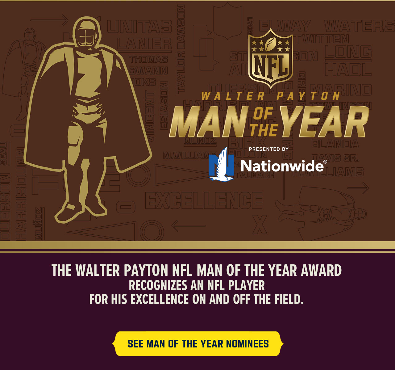 Walter Payton Man Of The Year Presented By Nationwide