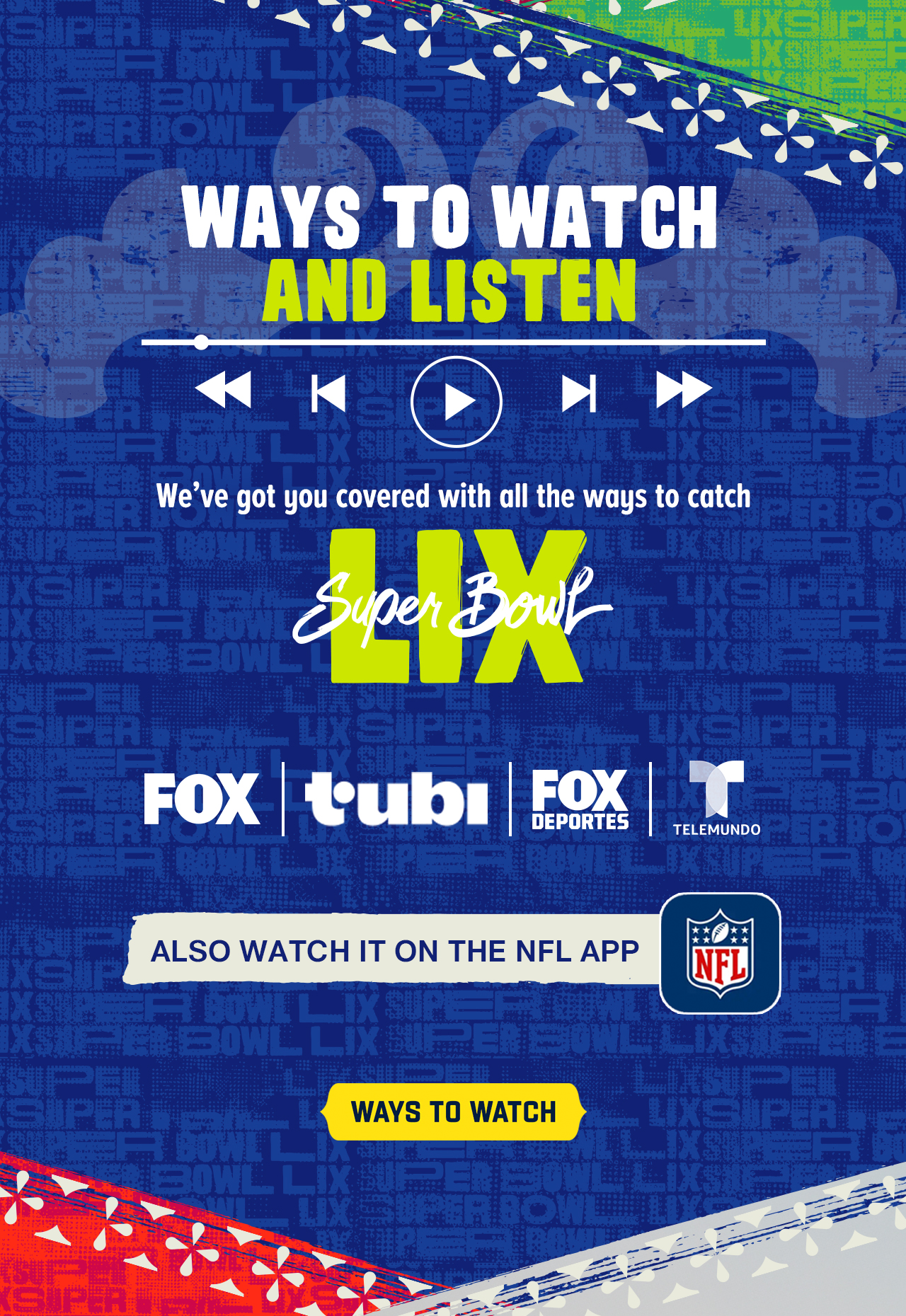 Ways To Watch And Listen