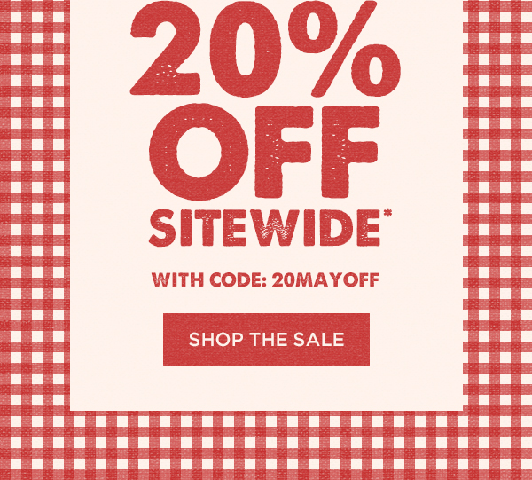 20% Off Sitewide - Shop The Sale