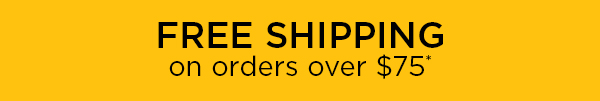Free Shipping On Orders Over $75